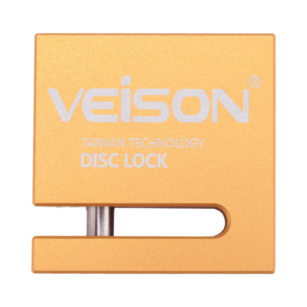 Veison 6Mm Motorbike Disc Brake Lock Security Anti-Theft Gold