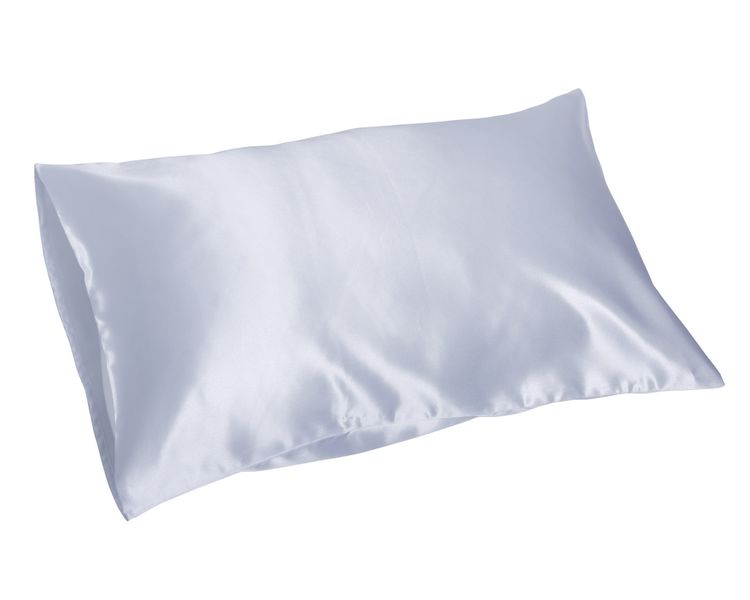 Satin Works White Satin Pillow Case - Standard