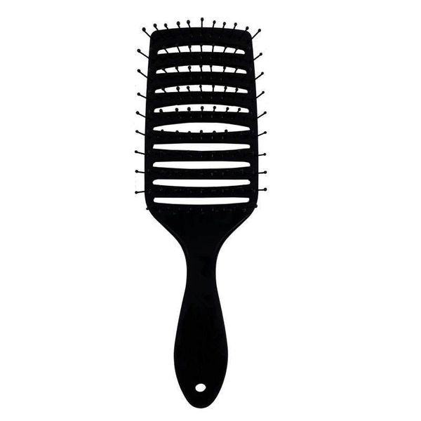 Twisty Detangling Curved Vent Brush - Black