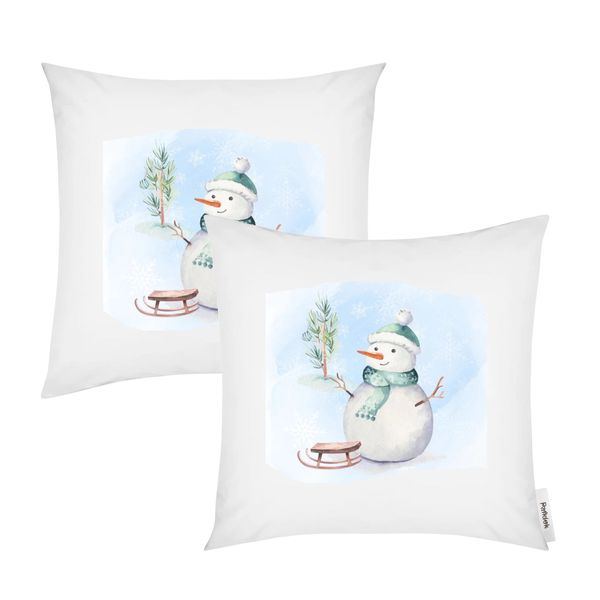 Pandok - Scatter Cushion Cover Set - Snowman