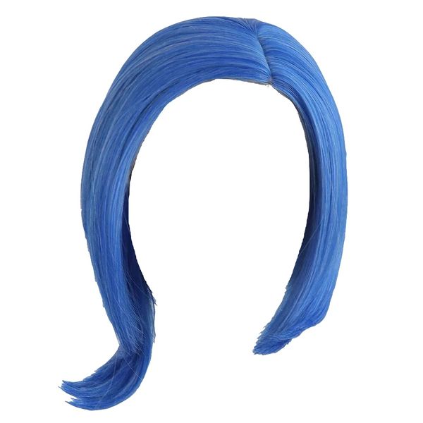 Toy Party Blue Bob Wig Halloween Cosplay Costume - 42cm