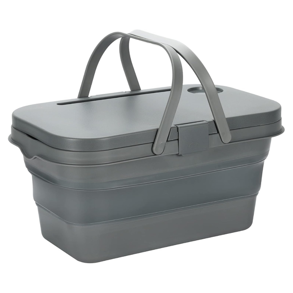 Dansup Collapsible Picnic Basket with Table and Waterproof Storage