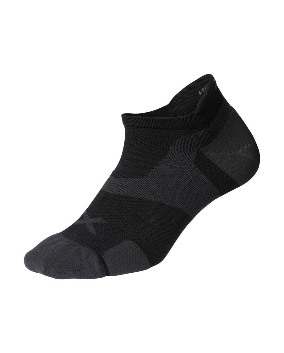 2XU - Vectr Cushion No Show Socks - Black & Grey | Shop Today. Get it ...