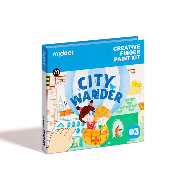 Mideer Creative Finger Paint Kit - City Wander