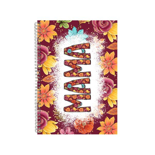 Wonderful Floral Mama Notebook Mother's Day Gift Idea A4 Notepad Pad 84