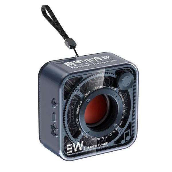 Portable Mini Wireless Bluetooth Speaker-Transparent-Subwoofer-Rechargeable