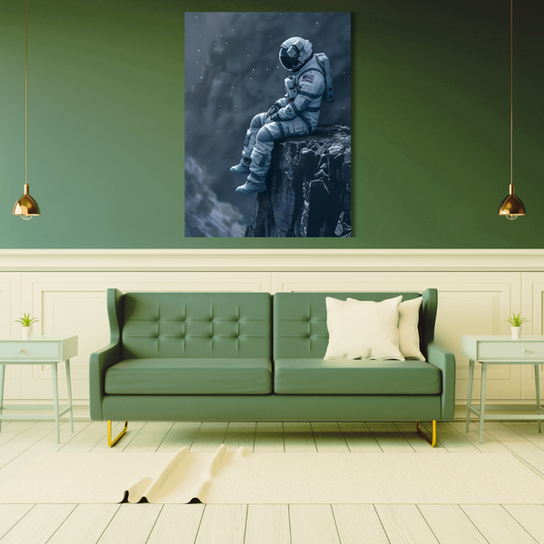 Canvas Wall Art Decor - Astronaut Chilling Artwork