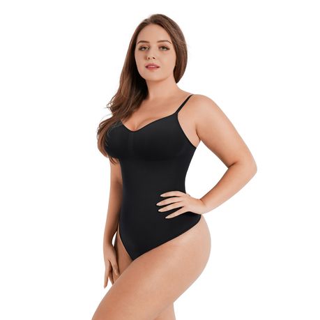 Herrnalise Bodysuit for Women Tummy Control Shapewear Seamless Women's New  Lace-Up Swimwear Sexy V-Neck Open Back Swimwear