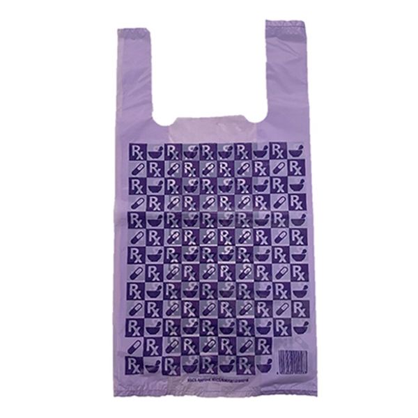 Plastic Purple Carry Bag 12L 250's