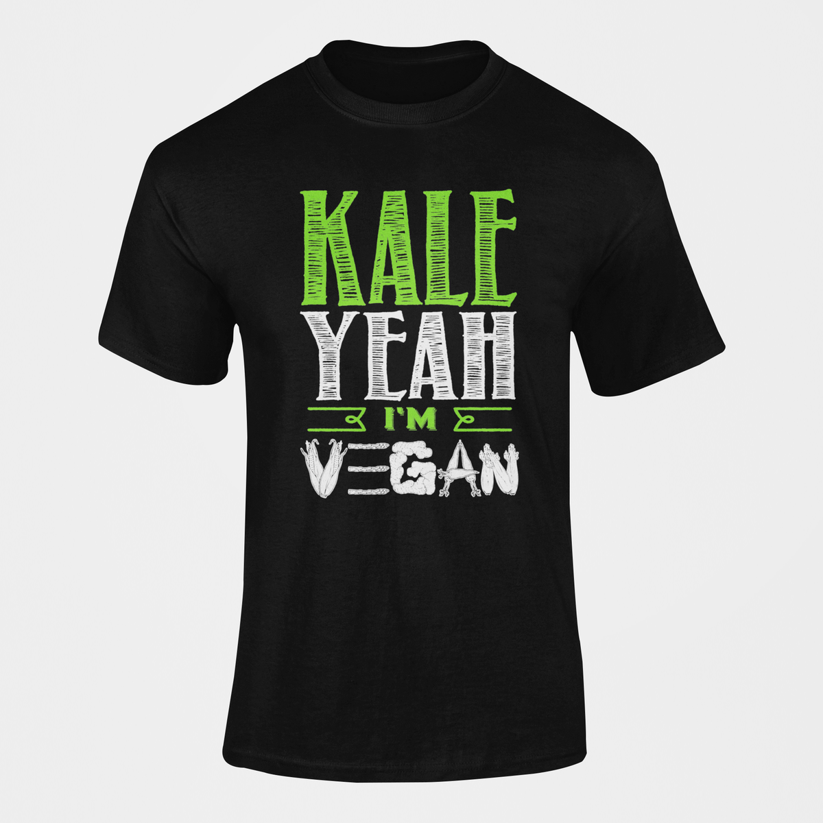 Kale Yeah I'm Vegan TShirt Shop Today. Get it Tomorrow!