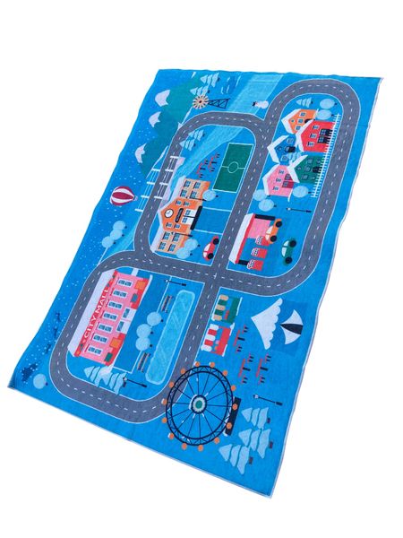 House Brand Velvet Feel non slip Playmat Fully washable - Town