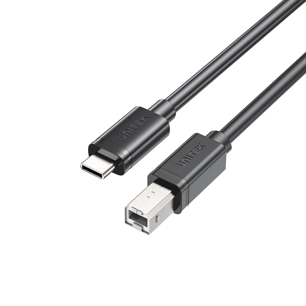 UNITEK USB-C to USB-B Data Charging and Printer Cable 2M