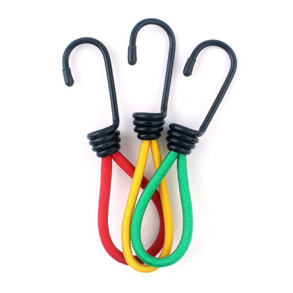 Camping Bungee Double Hook Attachment - Set of 3