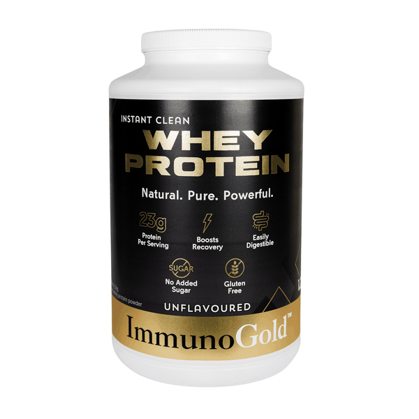 ImmunoGold Clean Whey Protein Powder - 1.2KG (Unflavoured)