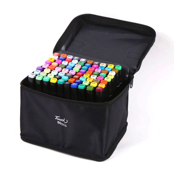80 pieces Double Tipped Alcohol Art Markers Set