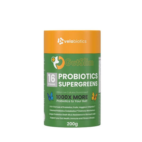 GutSlim Probiotics Supergreens (200g)