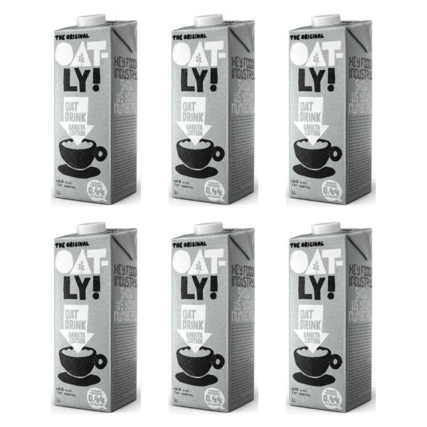 Oatly Oat Milk Barista Edition - 6 x 1L