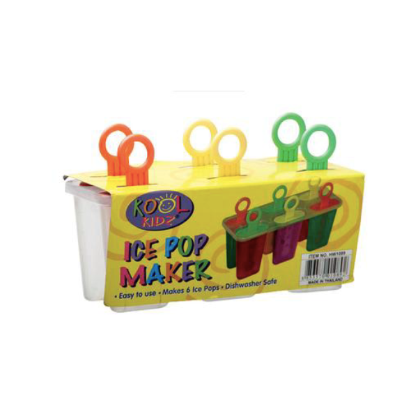 Koolkidz Homeware - Ice Pop Maker 6 Piece x1