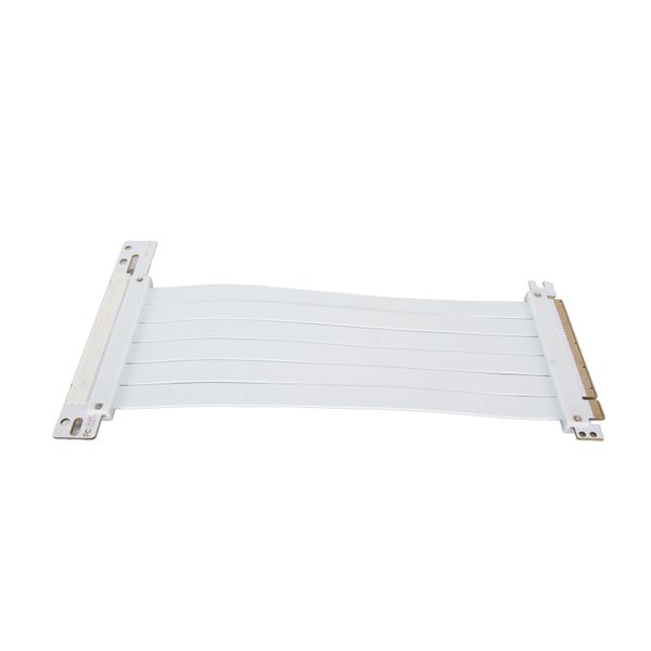 PCIe 3.0 x16 Riser Cable 90 High Speed White 40cm