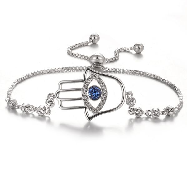 Crystalize Hand of Hamsa Bracelet with Swarovski Crystals