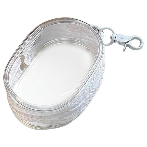 Waterproof Cable Organiser Carry Case With Zipper Closure - White