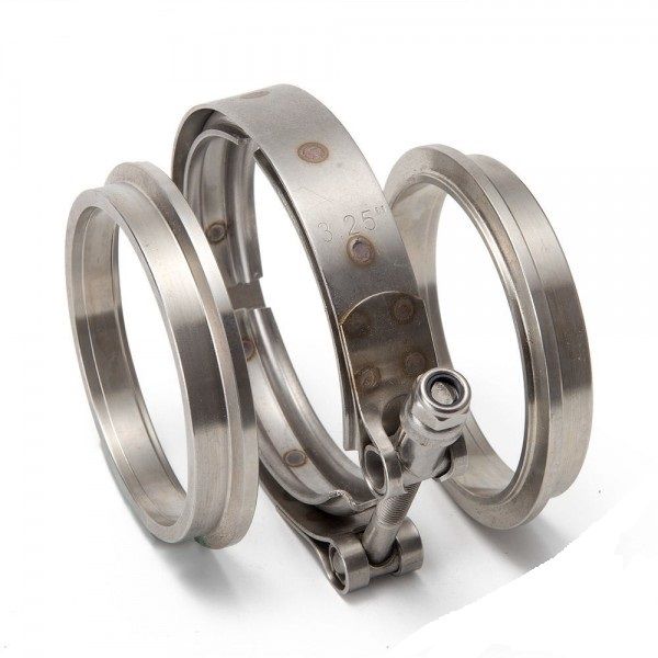 V-Band Clamp with 2 Flange's 76mm stainless steel