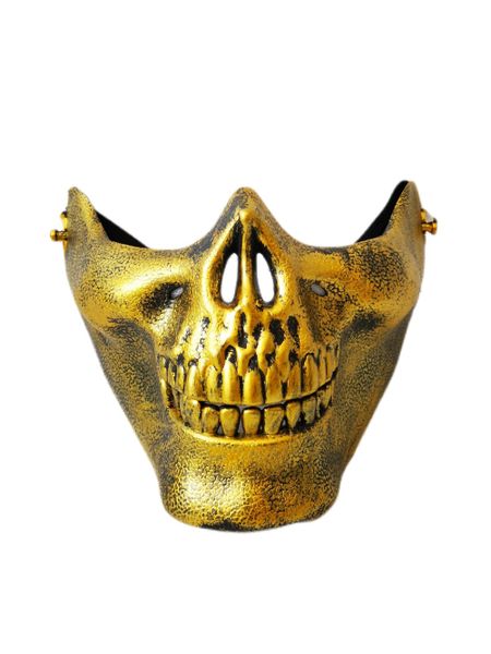 Half Skeleton Face Dress Up Mask For Adults - Halloween - Umlozi