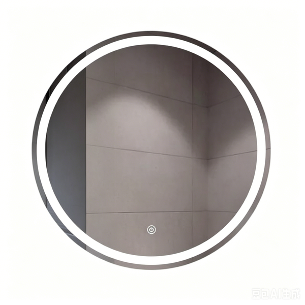 Smart LED Bathroom Mirror with Touch Switch 50 x 50cm