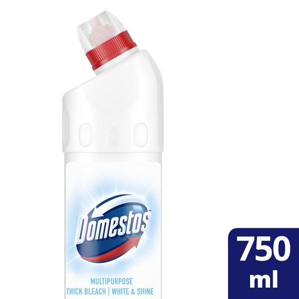 Domestos Whitening Multipurpose Stain Removal Thick Bleach Cleaner 750ml