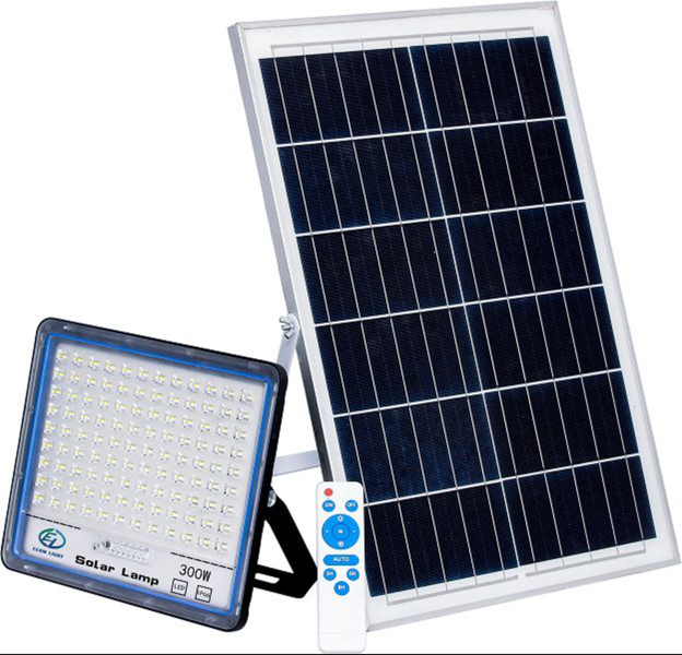 Ecomlight Solar Flood Spot Light Strobe 300W