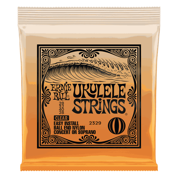 Ernie Ball 2329 - Concert/Soprano Ukulele Strings - Nylon Ball End
