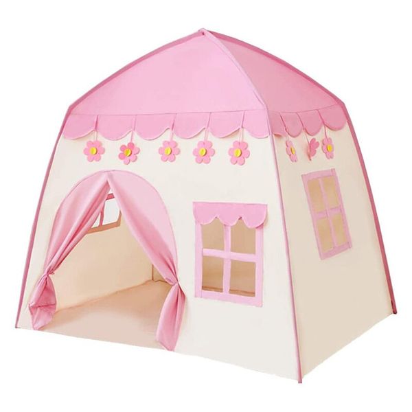 Kids Princess Castle Play Tent - Pink