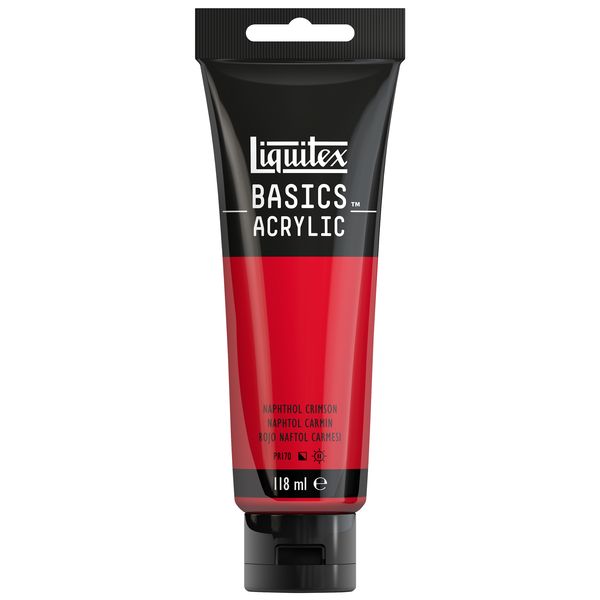 Liquitex Basics Acrylic Colour 118ml Tube - Naphtol Crimson