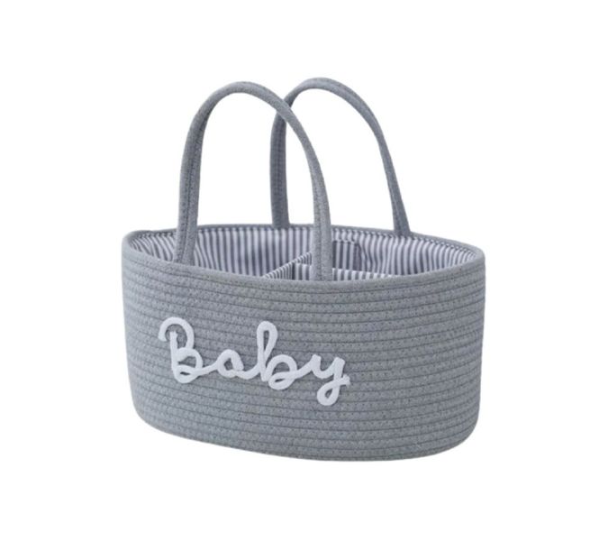 Multifunctional Travel Out Portable Mommy Bag Cotton Rope Diaper -Rainbow