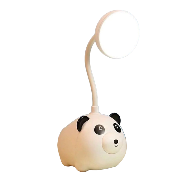 Cute Panda USB Rechargeable Table Lamp With Pencil Holder