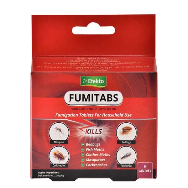 Bulk Pack x 2 Efekto Fumitabs 6 x Tablets Per pack