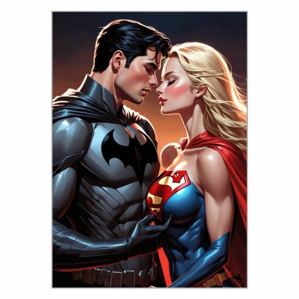 Batman And Supergirl Poster - A1