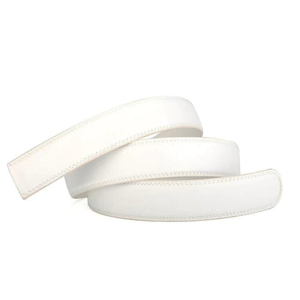 Men Leather Style Belt Multi-color Rachet Belt for Men without Buckle