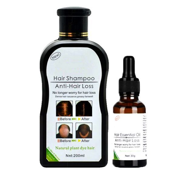 Anti-Hair Loss Shampoo and Hair Essential Oil