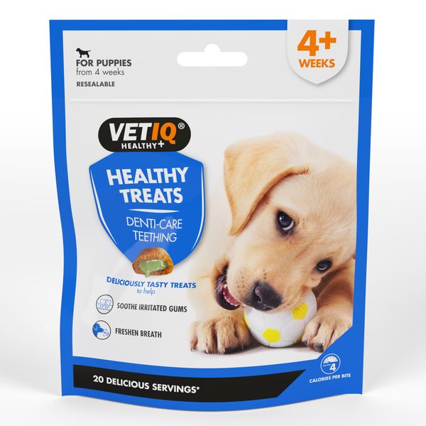 VETIQ Healthy Treats Denti-Care Teething Treats For Puppies -50G