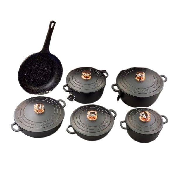 11-Piece Cast Iron Cookware Set