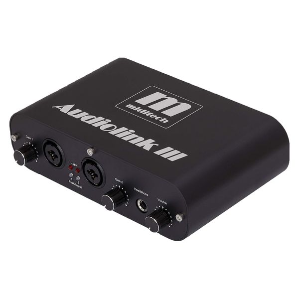 Miditech Audiolink III - 2-Channel USB Audio Interface (Black)