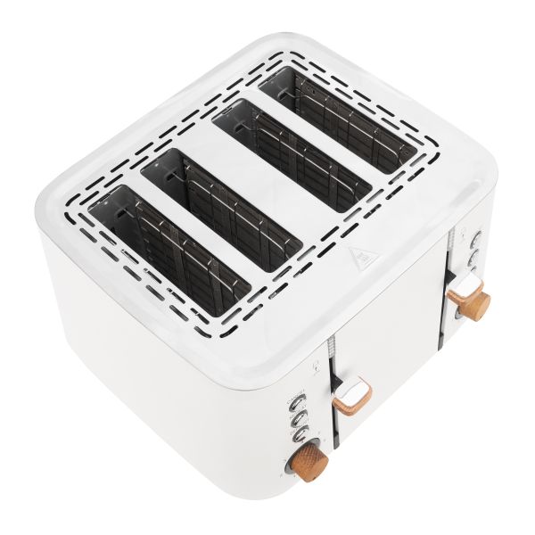 Boden Stark 4-Slice Stainless Steel Toaster - Anson Collection