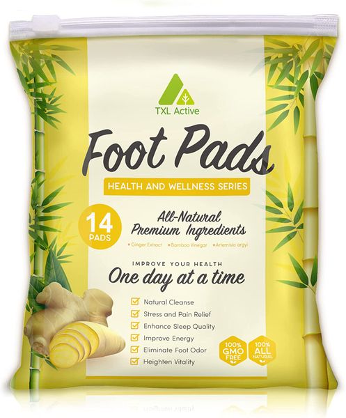 Ginger Foot Pads, 14 Pads - Improves Sleep Quality, Highly Effective