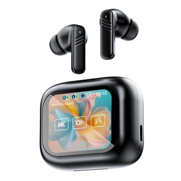 DEEPBASS TWS-X8 Bluetooth Earpods with Display Screen &amp; Touch Control Case