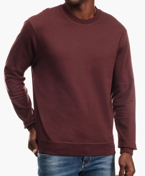 Polo - Burgundy Crew Neck Men's Sweater | Shop Today. Get it Tomorrow ...