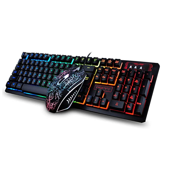 K13 Wired Gaming Backlight Keyboard &amp; Mouse Combo with 104 Keys