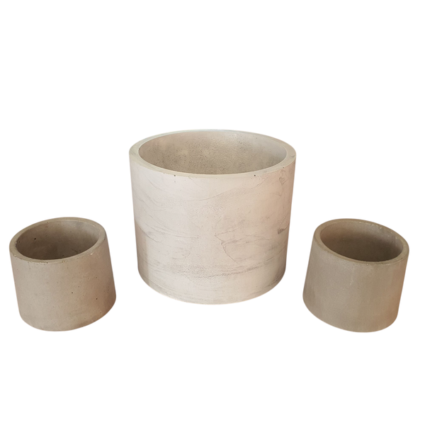 Earth to Eden - Concrete Planter Set of 3