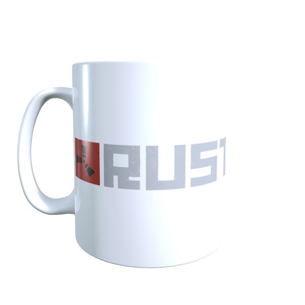Rust Textured Logo - Rust Coffee Mug