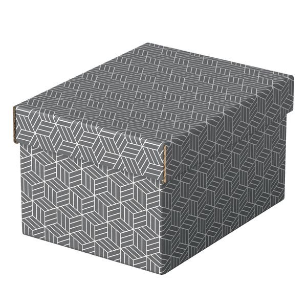 Esselte 3 Piece Storage Box set 3 Pack - Small- GREY